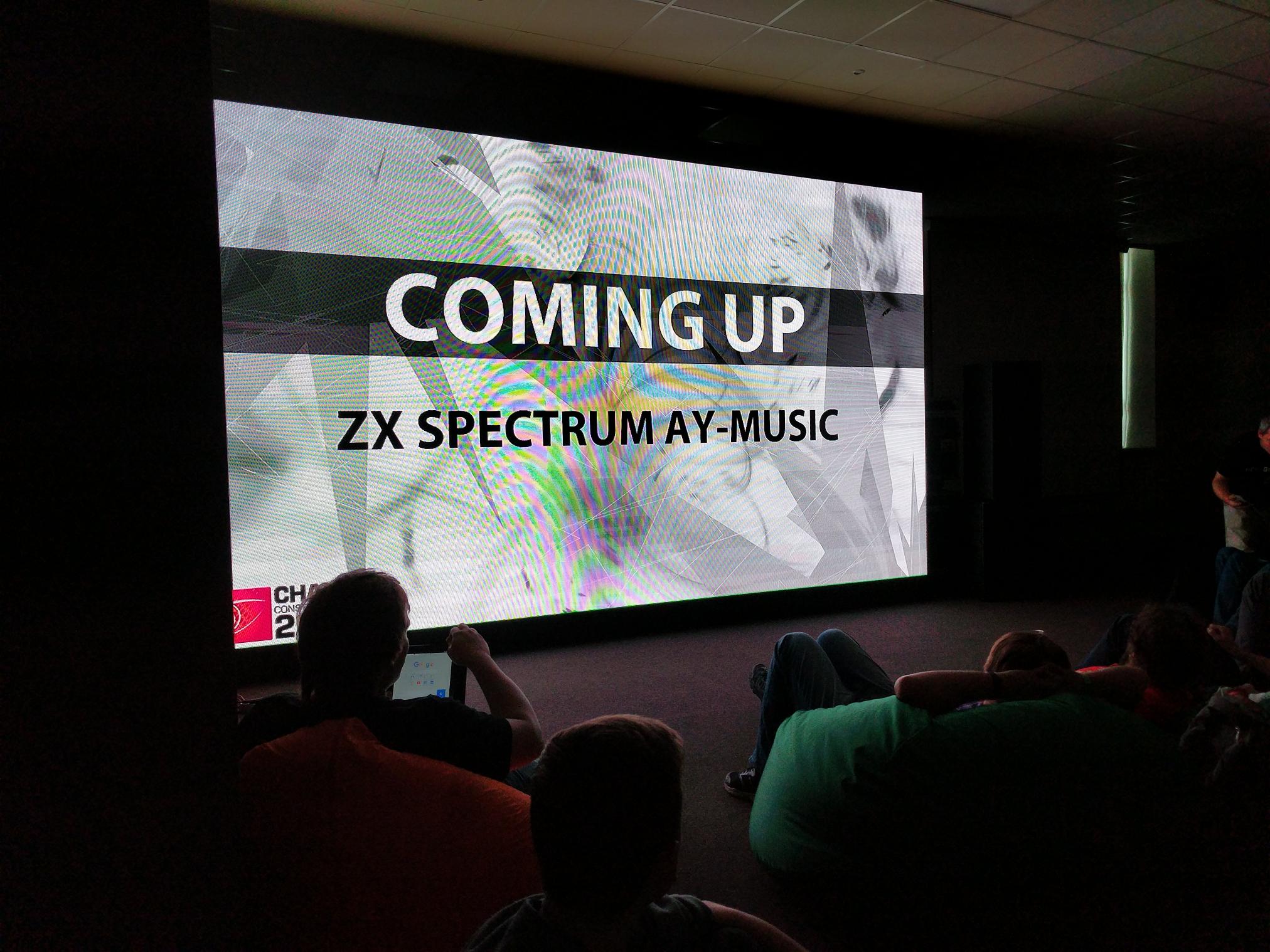 ZX Spectrum AY-music event at Chaos Constructions 2018